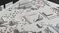 Stilisiertes Modell einer urbanen Landschaft mit Architekturmodell Tarn-Nr. 1144