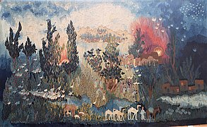 Prayers to the sun, 1976, Ali Seliem, Wool