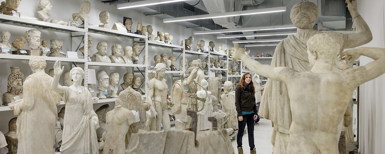 Depot der Antikensammlung im Archäologischen Zentrum