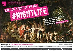 Kampagne „Endlich wieder offen für …“, Motiv #nightlife Kampagne „Endlich wieder offen für …“, Motiv #nightlife