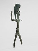 Figurine eines Speerwerfers, Bronze, MVF Inv. Nr. IVh 159