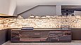 Stratigraphie im Grabungsgeschoss