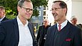 Michael Müller, Regierender Bürgermeister von Berlin, im Gespräch