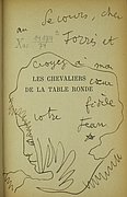 Handschriftliche Widmungen des Surrealisten Jean Cocteau