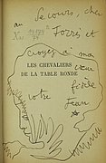 Handschriftliche Widmungen des Surrealisten Jean Cocteau