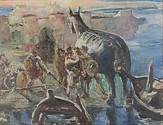 Lovis Corinth, Das Trojanische Pferd