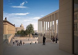 Simulation der zukünftigen Museumsinsel Berlin