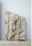 Szene aus dem Telephosfries: Herakles findet Telephos Szene aus dem Telephosfries: Herakles findet Telephos