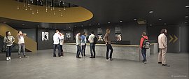 Ausstellungsbau „Pergamon. Das Panorama“: Foyer Ausstellungsbau „Pergamon. Das Panorama“: Foyer