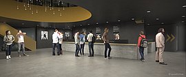 Ausstellungsbau „Pergamon. Das Panorama“: Foyer