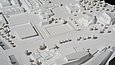 Stilisiertes Modell einer urbanen Landschaft mit Architekturmodell Tarn-Nr. 1361