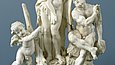 Figurengruppe aus Elfenbein von Balthasar Permoser