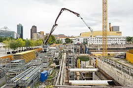 Betonage des Untergeschosses 