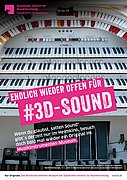 Kampagne „Endlich wieder offen für …“, Motiv #3D-Sound Kampagne „Endlich wieder offen für …“, Motiv #3D-Sound