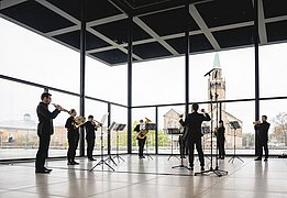 Schlüsselübergabe Neue Nationalgalerie