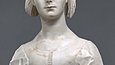 Marble bust of a young lady