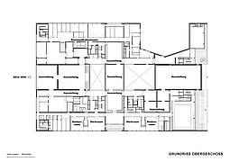 Grundriss des Obergeschosses von berlin modern