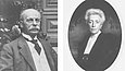 Portraits eines Mannes und einer Frau