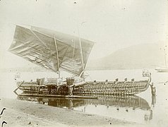 Luf-Boot vor der hernsheimschen Handelsstation auf Matupi, 1903