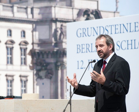 Juni 2013: Grundsteinlegung des Berliner Schlosses 