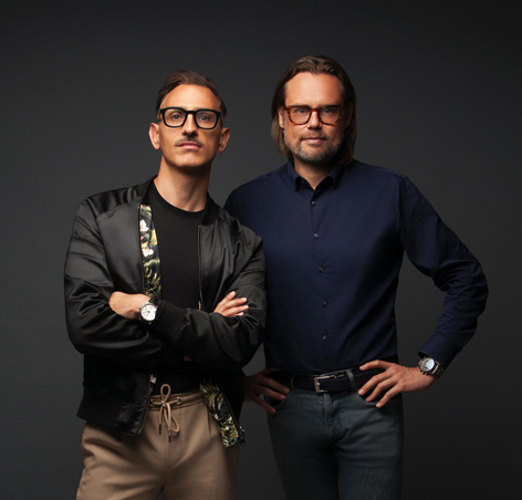 Sam Bardaouil & Till Fellrath Portrait of two men