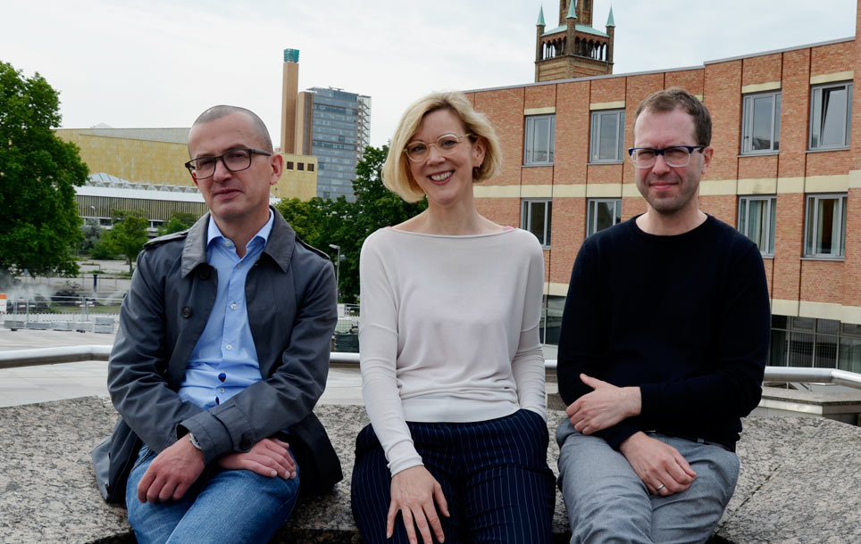 Christian Mathieu, Christina Thomson und Michael Lailach am Kulturforum Christian Mathieu, Christina Thomson, Michael Lailach