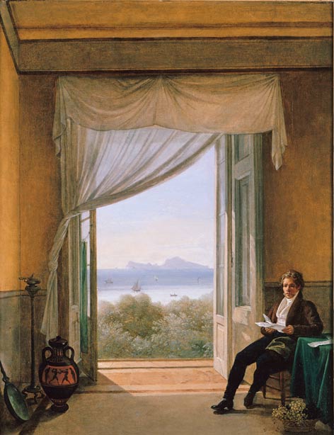 Franz Ludwig Catel, „Schinkel in Neapel“, 1824 