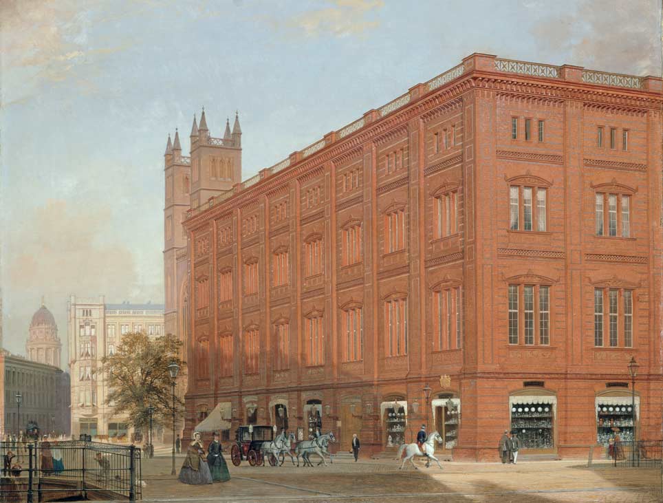 Eduard Gaertner, „Die Bauakademie“, 1868 © Nationalgalerie der Staatlichen Museen zu Berlin – Preußischer Kulturbesitz / Jörg P. Anders Eduard Gaertner, „Die Bauakademie“, 1868