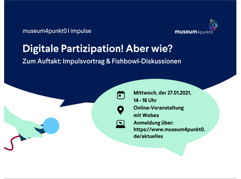 Digitale Partizipation Programmflyer