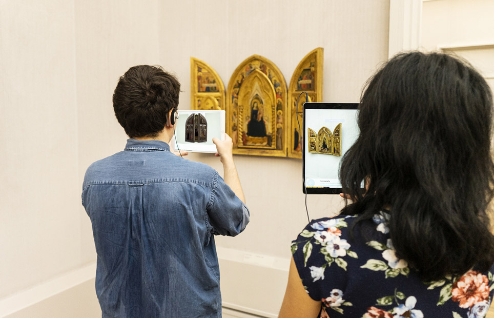 Augmented Reality in der Gemäldegalerie © SMB Augmented Reality in der Gemäldegalerie