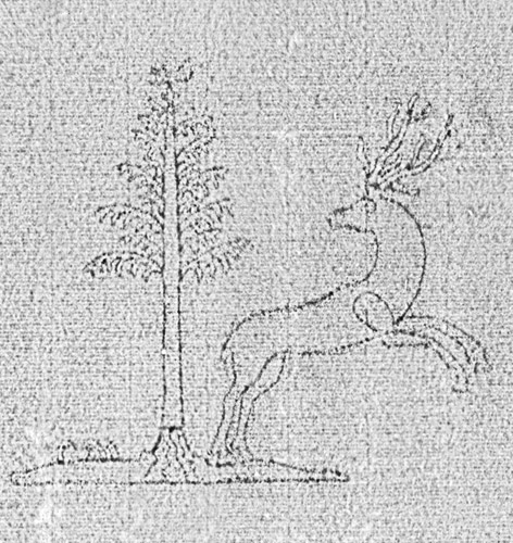 Watermark of a historical manuscript