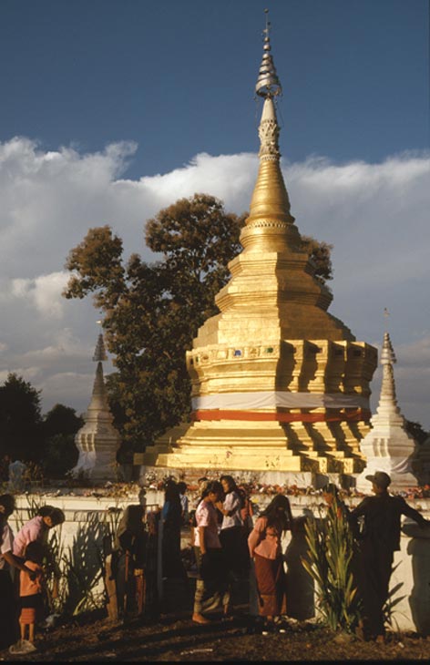 Siang Tueng Stupa, Luang Namtha, Laos Buddhistischer Tempel