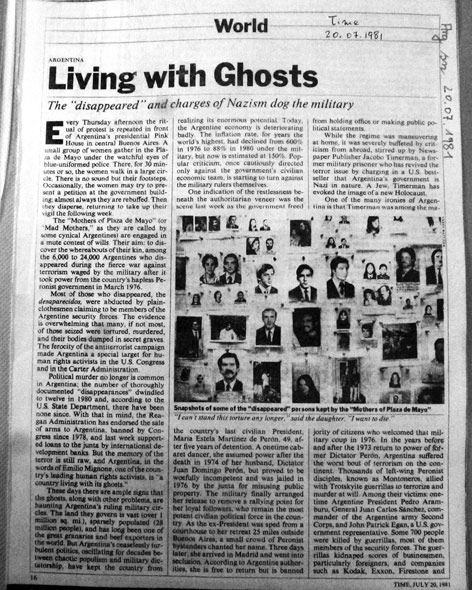 Artikel über die Kindesentführungen aus der Zeitungsauschnittsammlung des Ibero-Amerikanischen Instituts Zeitungsartikel über Kindesentführungen