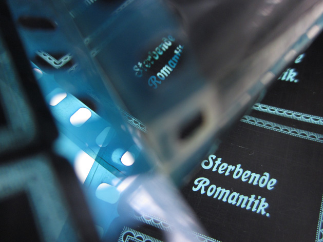 "Sterbende Romantik" Negative of a movie