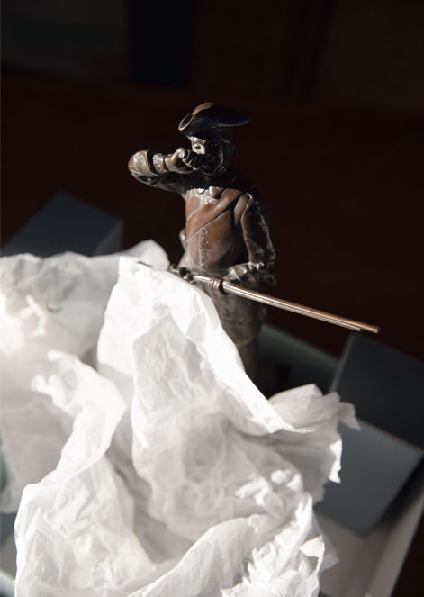 Nachlass der Familie Beerbohm, Figur von Hauptmann Beerbohm, Geheimes Staatsarchiv Preußischer Kulturbesitz © SPK / Anna Szkoda Nachlass der Familie Beerbohm, Figur von Hauptmann Beerbohm, Geheimes Staatsarchiv Preußischer Kulturbesitz