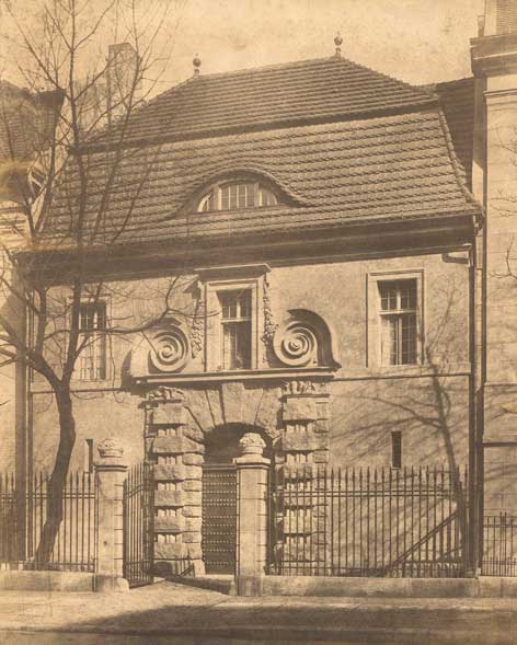 Alfred Messels Wohnhaus für Dr. Eduard Simon in Berlin Historische Aufnahme eines Wohnhauses