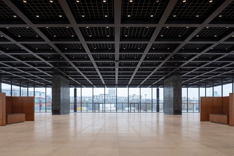 Neue Nationalgalerie Moderne Ausstellungshalle.