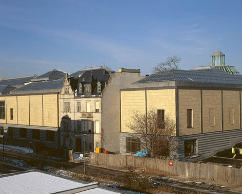 Almost completed: the Gemäldegalerie in 1995