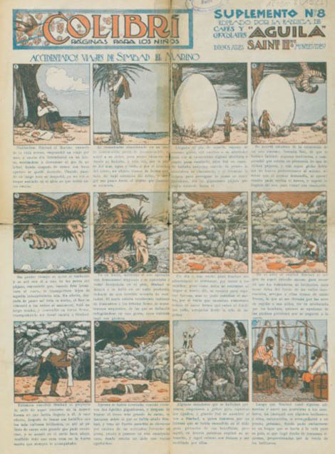 Titelseite von “Colibri / Suplemento Colibri: páginas para los niños. Suplemento, No8”, 1923 © Ibero-Amerikanisches Institut Titelseite von “Colibri / Suplemento Colibri: páginas para los niños. Suplemento, No8”, 1923
