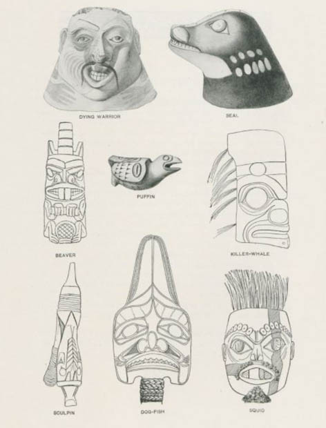 Seite aus „Primitive art. A guide leaflet to collections in the American Museum of Natural History”, 1904 © Ibero-Amerikanisches Institut Seite aus „Primitive art. A guide leaflet to collections in the American Museum of Natural History”, 1904 © Ibero-Amerikanisches Institut