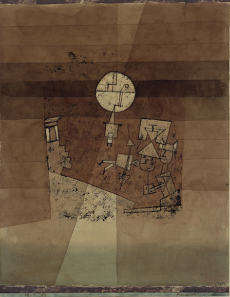 Pau Klee: Mondspiel, Zeichnung, 1923