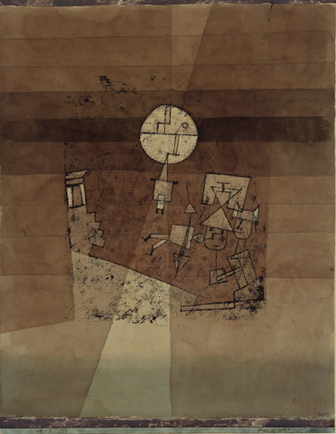 Pau Klee: Mondspiel, Zeichnung, 1923 © Kupferstichkabinett der Staatlichen Museen zu Berlin/Jörg P. Anders Pau Klee: Mondspiel, Zeichnung, 1923