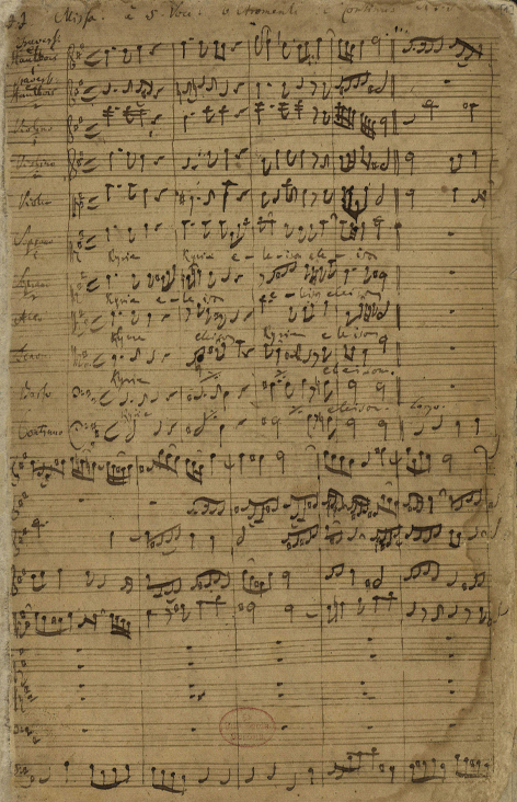 Johann Sebastian Bach: h-Moll-Messe, 1733/1748-49 © Staatsbibliothek zu Berlin Johann Sebastian Bach: h-Moll-Messe, 1733/1748-49