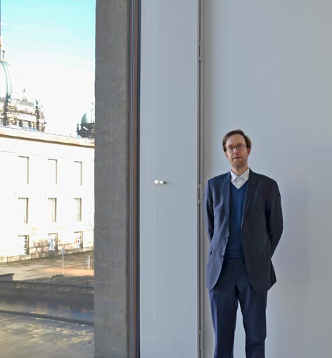 Aeneas Bastian im Haus Bastian © SPK / Friederike Schmidt Aeneas Bastian im Haus Bastian