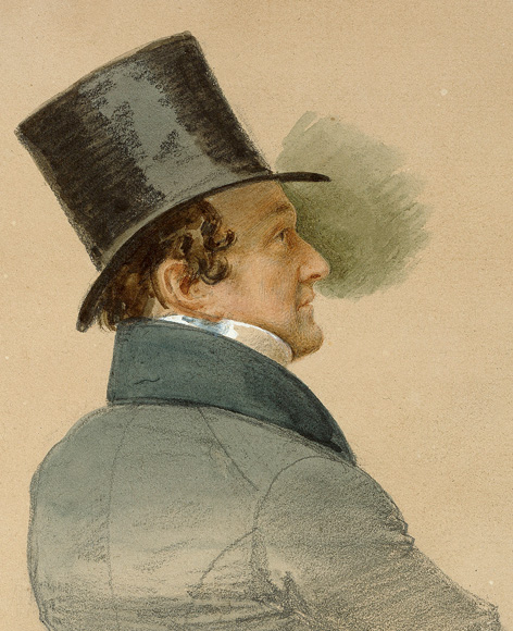 Der Bankier und Sammler Joachim Heinrich Wilhelm Wagener (1782-1861) vermachte Preußen den Grundstock für die Nationalgalerie © bpk / Kupferstichkabinett, SMB / Jörg P. Anders Der Bankier und Sammler Joachim Heinrich Wilhelm Wagener (1782-1861) vermachte Preußen den Grundstock für die Nationalgalerie