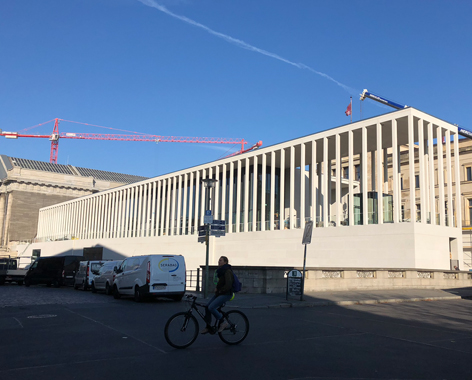 Die fast fertige James-Simon-Galerie kurz vor der Schlüsselübergabe im November 2018 © SPK Die fast fertige James-Simon-Galerie kurz vor der Schlüsselübergabe im November 2018