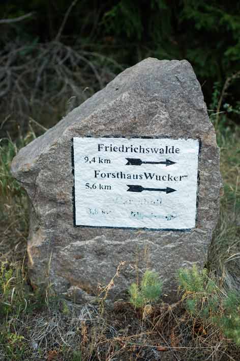 Der Wegweiser zeigt nicht mehr nach Carinhall Der Wegweiser zeigt nicht mehr nach Carinhall