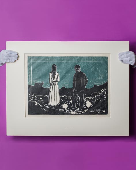 Edvard Munch, „Mädchen am Strand“ Edvard Munch, „Mädchen am Strand“