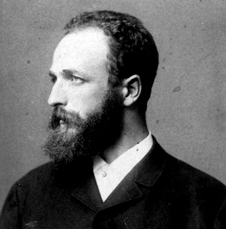 Felix von Luschan Schwarz-weiß Porträt eines Mannes