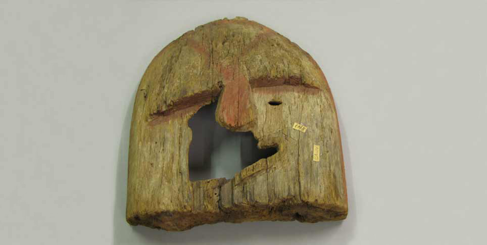 Wooden mask of the Chugach from the collection of Johan Adrian Jacobsen © Ethnologisches Museum der Staatlichen Museen zu Berlin – Preußischer Kulturbesitz / Peter Jacob